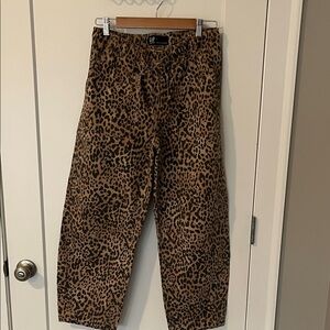 GAP Brown Animal Print Pants